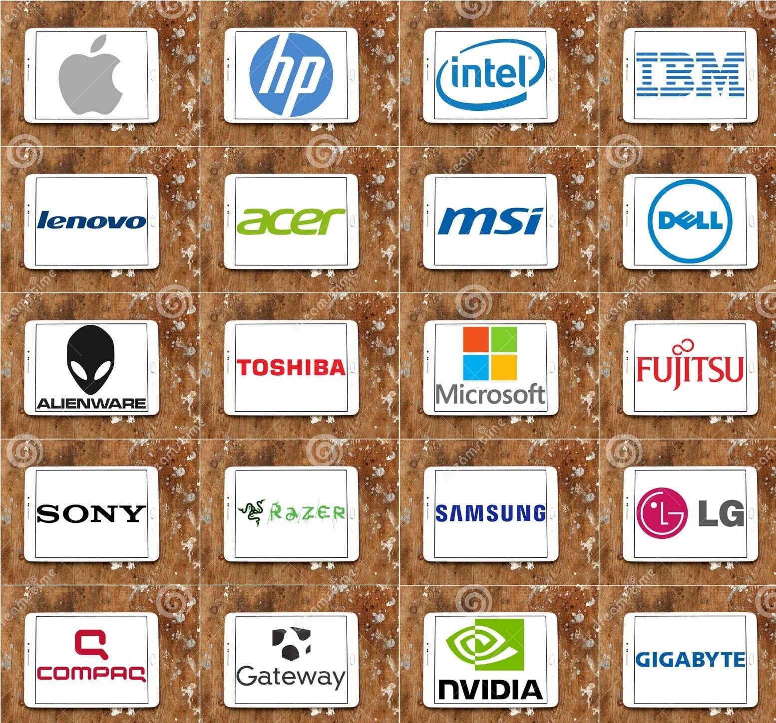 Different Computer Brand Images